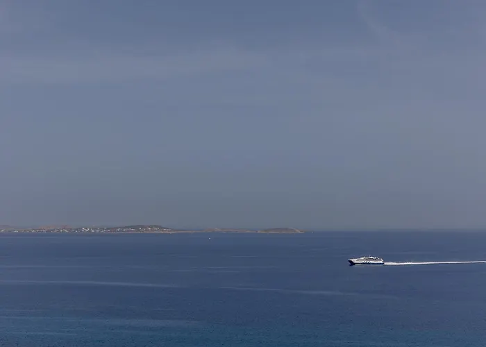 Nyaraló “blue View” Uphill Naxos City